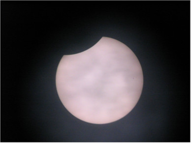 Eclipse partielle du 29 mars 2006 – Cliché P. Martin-Rossel